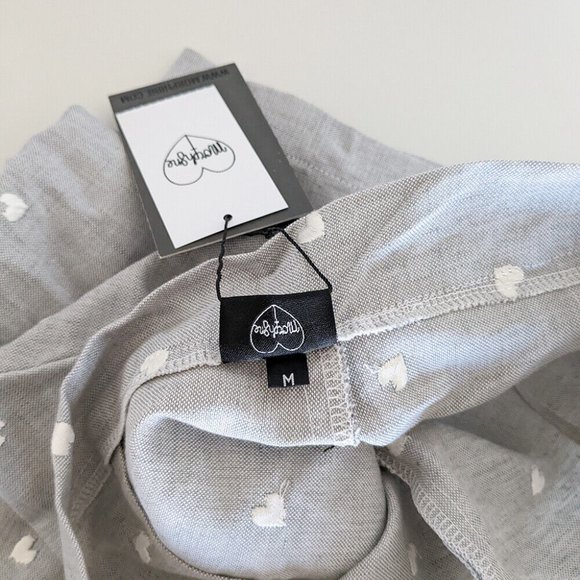 Morph8ne Morphine Dolls Kill Gray Trouser Pants Heart GLOOMY (Medium) - Picture 7 of 7